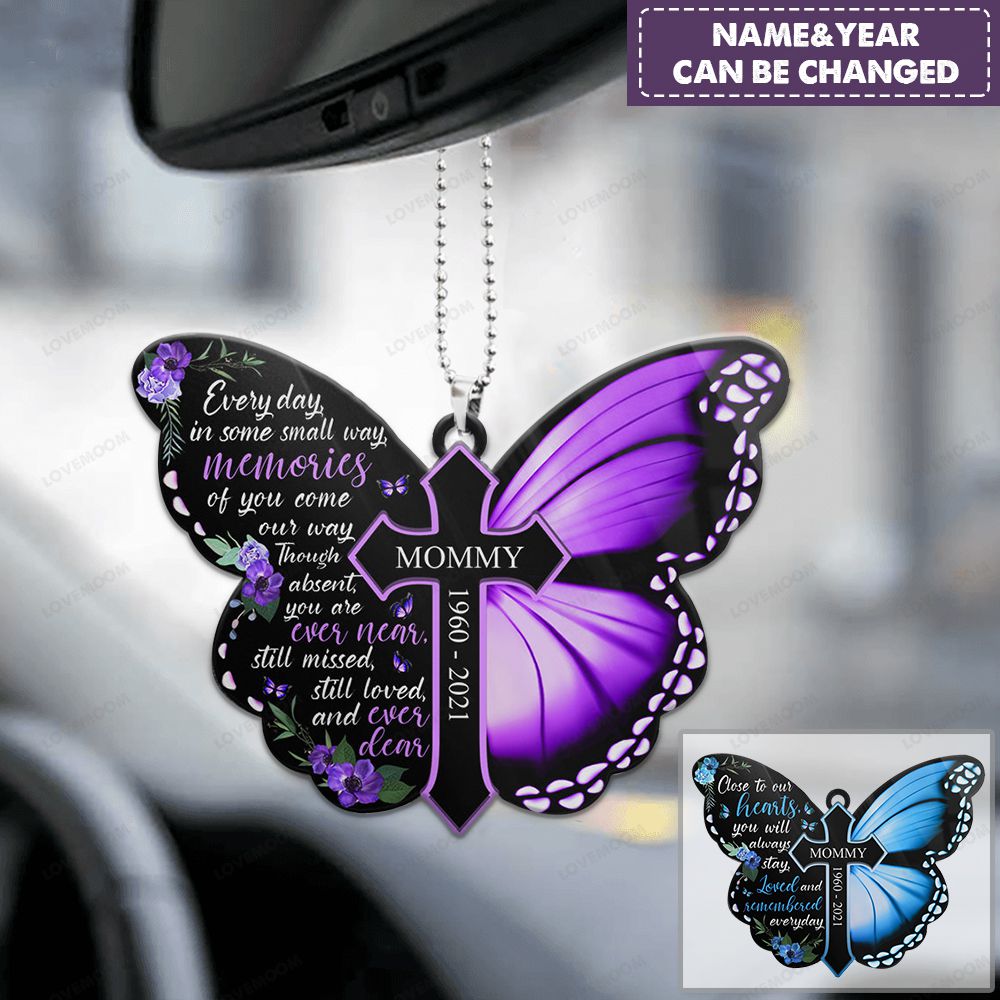 Still Missed Still Loved-Personalized Memorial Gift Butterfly Ornament