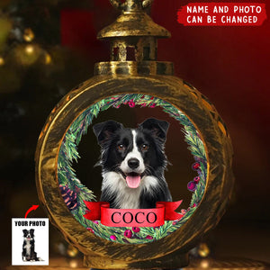 Custom Photo Your Furry Friend Always Lights Up Your Day - Dog & Cat Personalized Candlelight Lantern Ornament