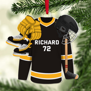 Personalized Gifts For Ice Hockey Lovers Christmas Arcylic Ornament