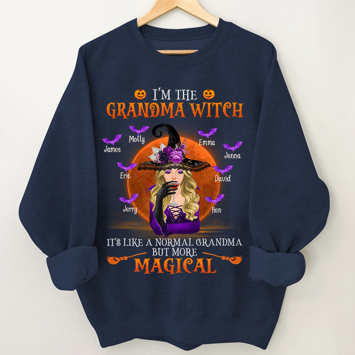 I'm A Grandma Witch Personalized Sweatshirt