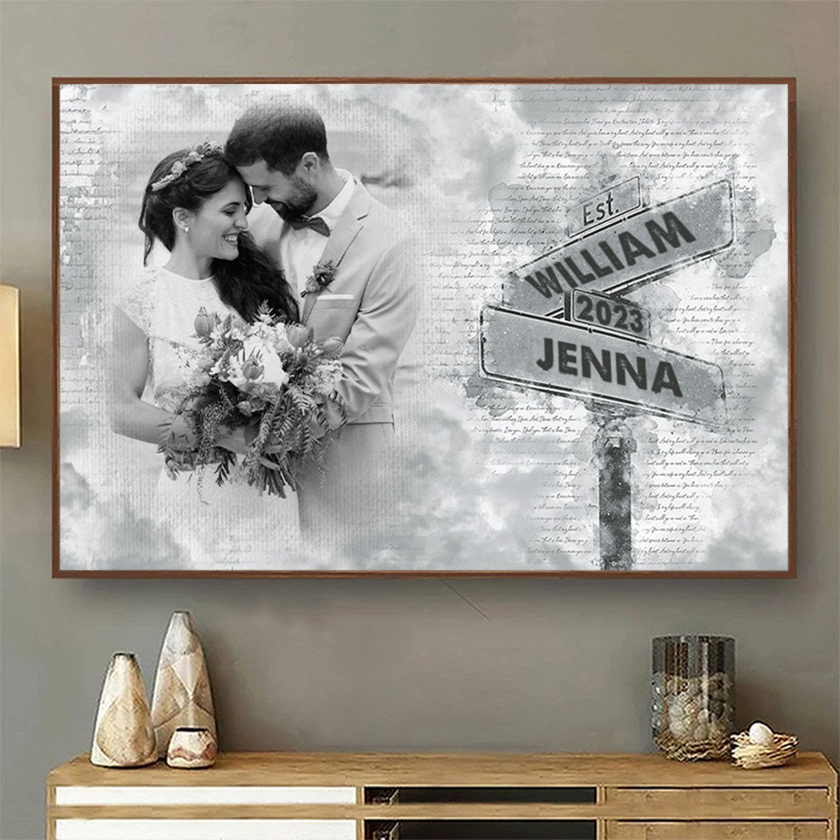 Custom Photo I Need You Because I Love You - Couple Personalized Custom Horizontal Poster - Gift For Husband Wife, Anniversary