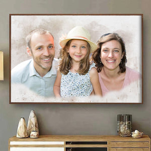 Personalized Poster-Add to photo, add someone to photo, photo family poster, memorial poster