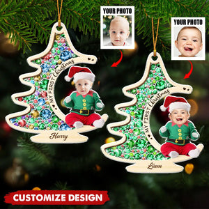 Custom Photo A Baby’s Smile Is The Best Christmas Gift Of All - First Christmas Gift For Baby