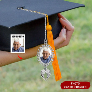 Personalized Graduation Cap Decoration Memorial Photo Tassel Wings Charm