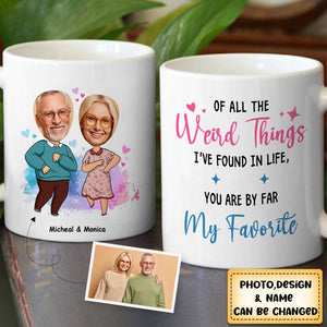 Personalized You Are By Far My Favorite Couple Mug