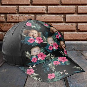 Custom Face Summer Tropical - Personalized Photo Classic Cap