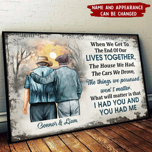 When We Get To The End - Personalized Family Gift Canvas/Poster