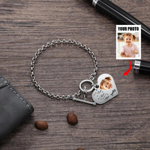 Personalized Engraved Heart Bracelet To me you are perfect - For Mom/Grandma