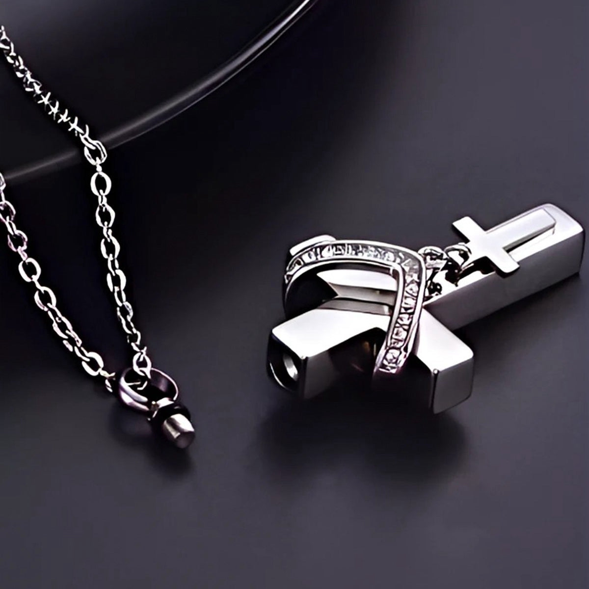 Eternal Embrace Memorial Necklace Urn Necklace