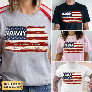 Proud To Be American - Family Personalized Pure Cotton T-Shirt