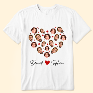 Funny Lover Face - Personalized Photo Spandex T-Shirt