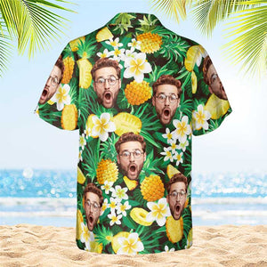 Personalized Photo Hawaiian Beach Shirt