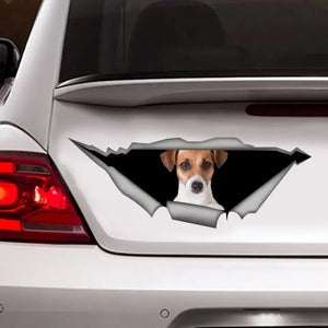 Personalized Dog Cat Lovers Car Crack Decal