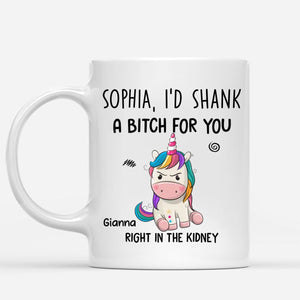 Sip Coffee, Share Laughs, Support Each Other - Friend Personalized Mug - Christmas Gift For Best Friends, Sisters, Family Members, Coworkers