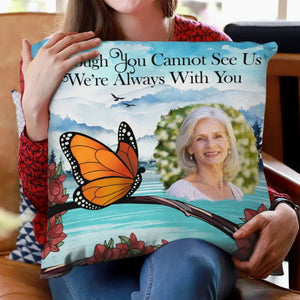 Custom Photo I'm Always With You Memorial - Personalized Pillow