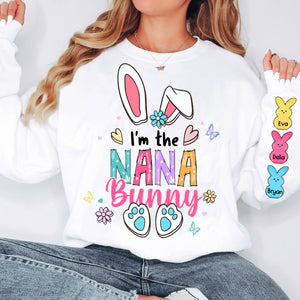 Personalized I Am The Grandma Bunny Printed Standard Sweatshirt Gift For Nana