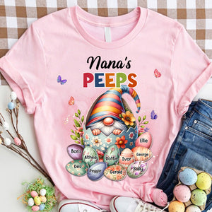 Personalized Easter Grandma Mom's Egg Kids T-shirt