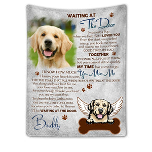 Custom Unique Pet Loss Blanket Dog Remembrance Sympathy Gift For Dog Lovers