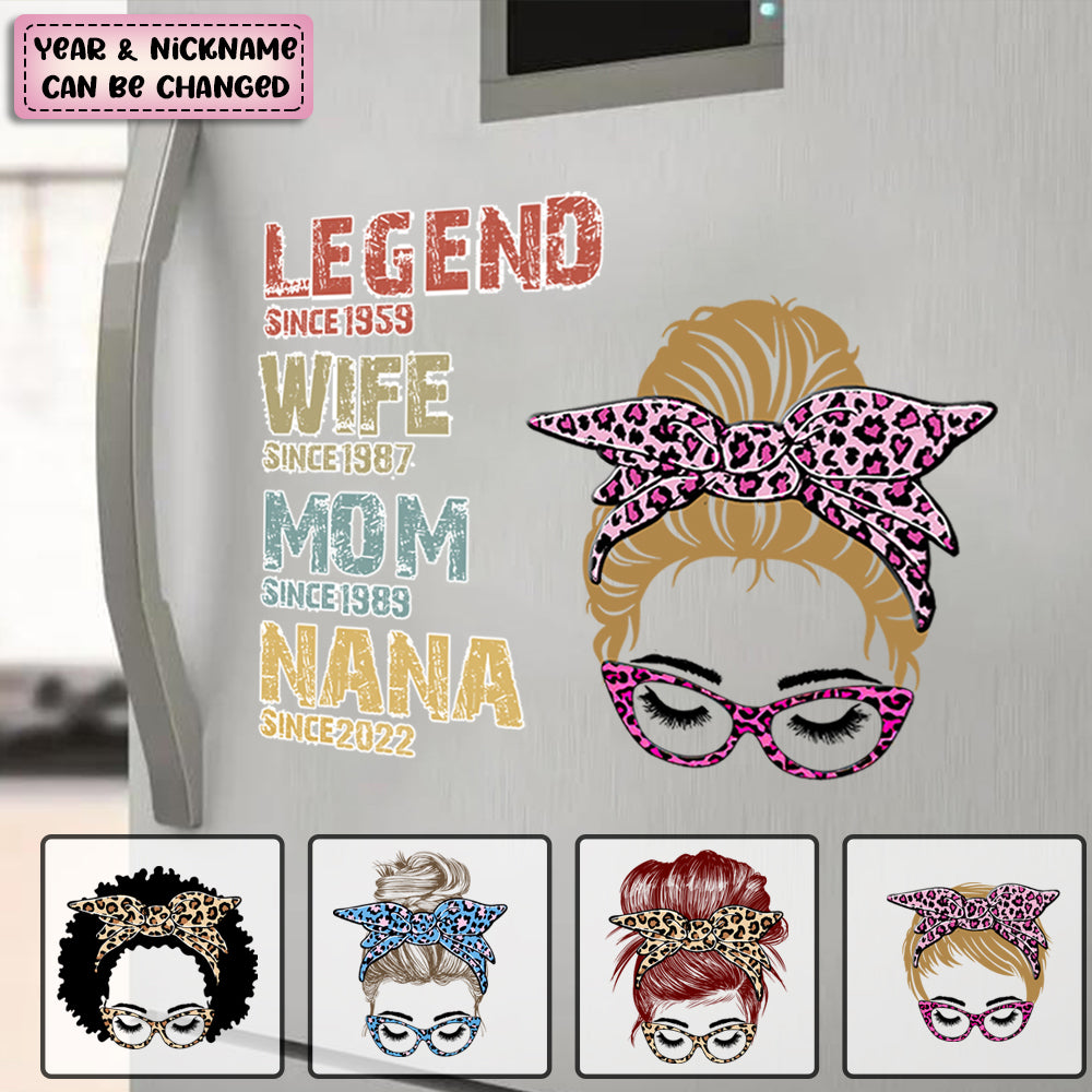Legend Wife Mom Grandma Personalized Decal