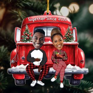 We've Been Together - Personalized Couple Photo Acrylic Ornament