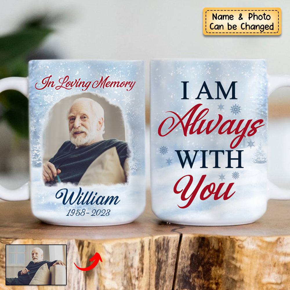 Custom Photo I'm Always With You - Memorial Gift For Family - Personalized Custom Mug