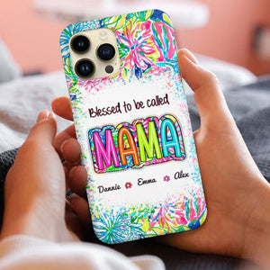 Blessed to be called Grandma Nana Gigi - Personalized  Scribble Doodle Phone case