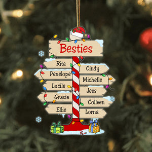 Personalized Gift For Grandma Family Friends Christmas Acrylic Ornament