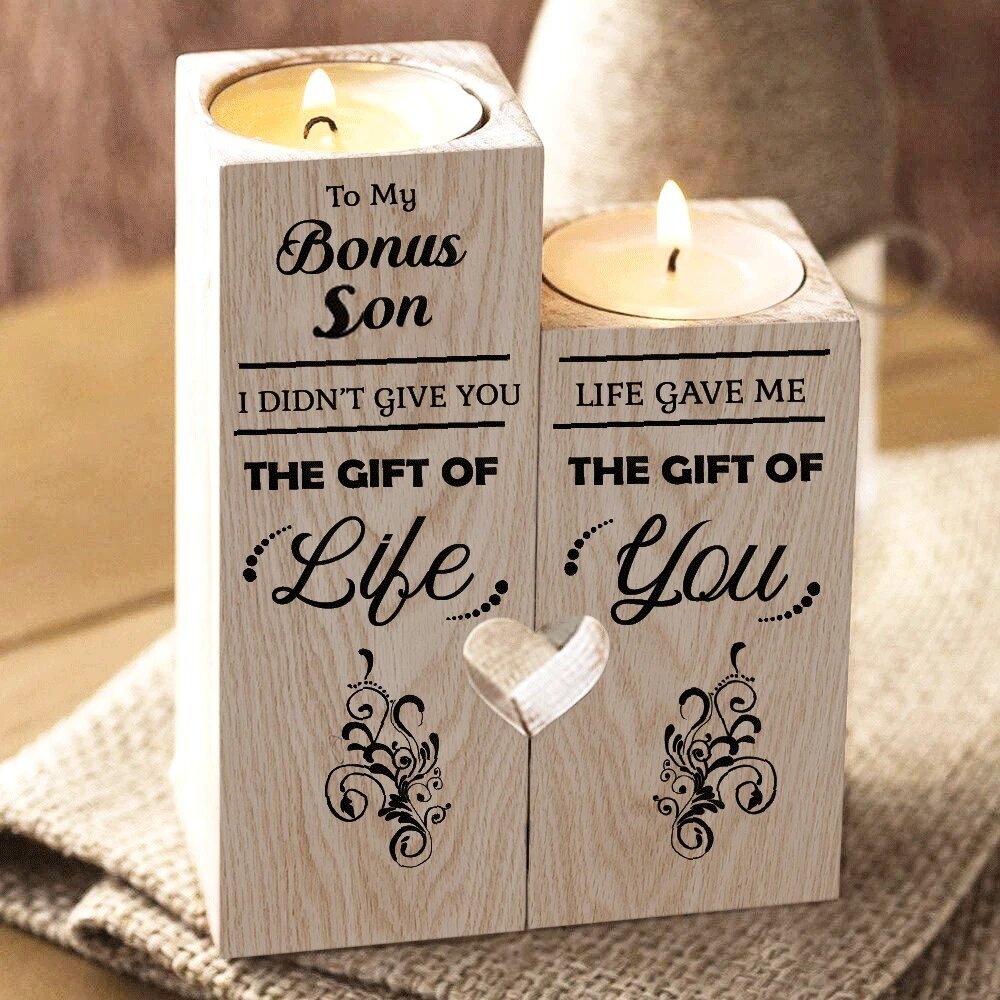 To My Bonus Son - Candle Stand Holder