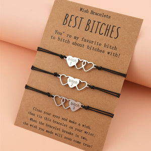 Best Sister/Friend Bracelets For 3