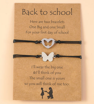 Back to School Butterfly Card Bracelet