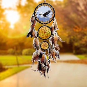 Native American Wolf Dreamcatcher