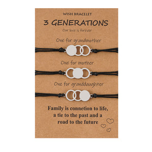 3 GENERATIONS Card Bracelets