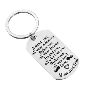 Key Chain - behind you all your memories