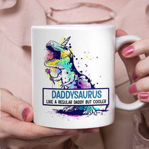 Personalized Dad Grandpa Dinosaur Mug