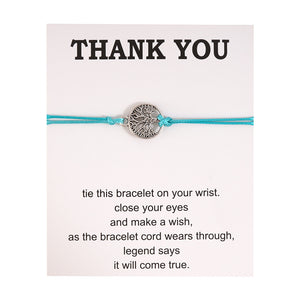 THANK YOU Tree of Life Bracelet Thanksgiving Day