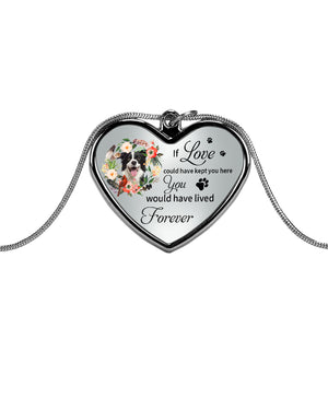 Custom If Love could Heart Necklace