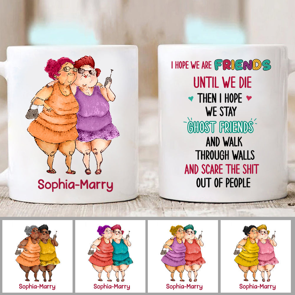 Personalized Old Friends Sisters Mug