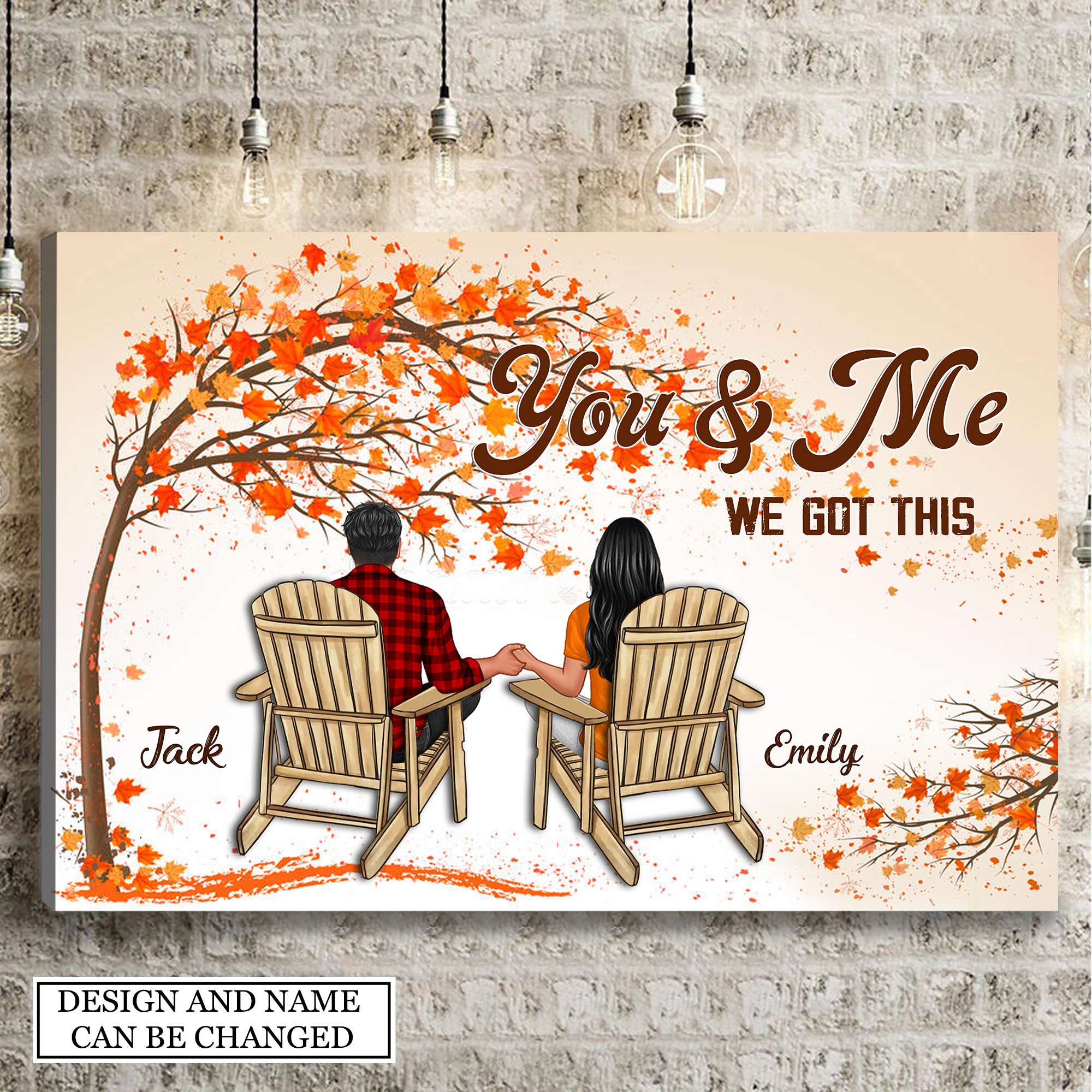Gift For Couple You And Me We Got This Canvas Print