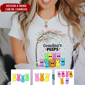Personalized Grandma Bunny Easter Pure cotton T-shirt