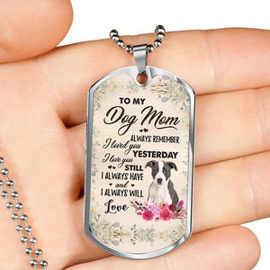 Dog Mom-Pitbull 2-Luxury Necklace