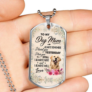 Dog Mom-Golden Retriever 2-Luxury Necklace