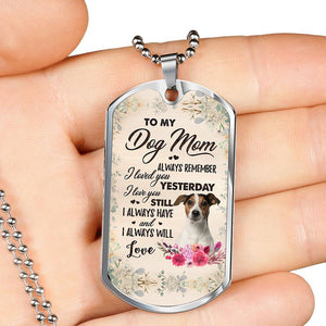 Dog Mom-Jack Russell Terrier 1-Luxury Necklace