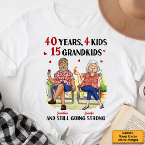 Personalized Gift For Senior Couple Proud Annoying Each Other T-Shirt