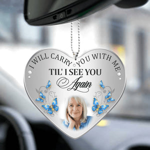 Personalized I Carry You With Me Ornament