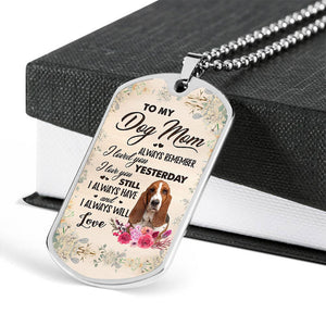 Dog Mom-Basset Hound-Luxury Necklace