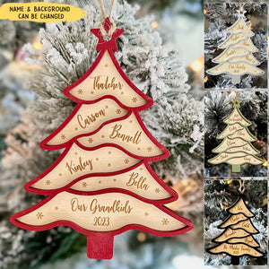 Personalized Christmas tree Family Ornament Christmas Gift