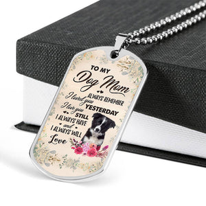 Dog Mom-Border Collie-Luxury Necklace