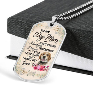 Dog Mom-LEMON Beagle-Luxury Necklace