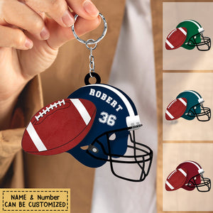 Personalized Keychain Gifts For Football Lover