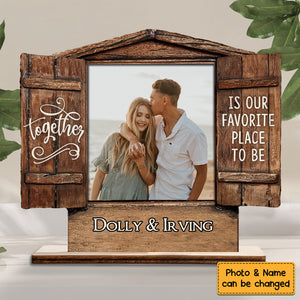 Personalized Couples Custom Photo You & Me We Got This Wood Plaque